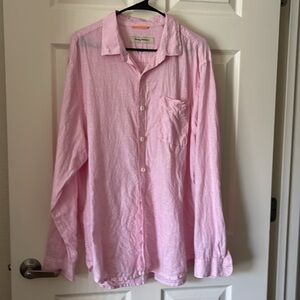 Men's Pink Button-Up Shirt